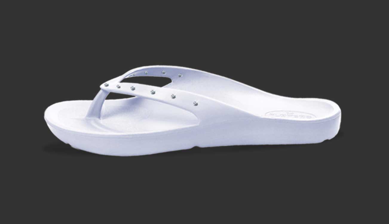 FLOPEDS princess milky white flip flop